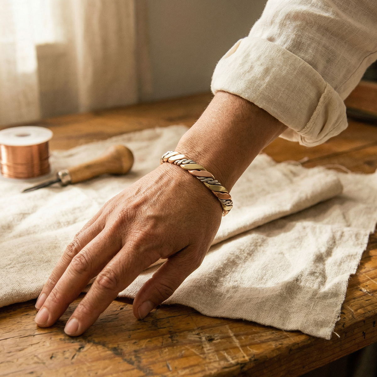 Selce | Pulsera en Tono Cobre