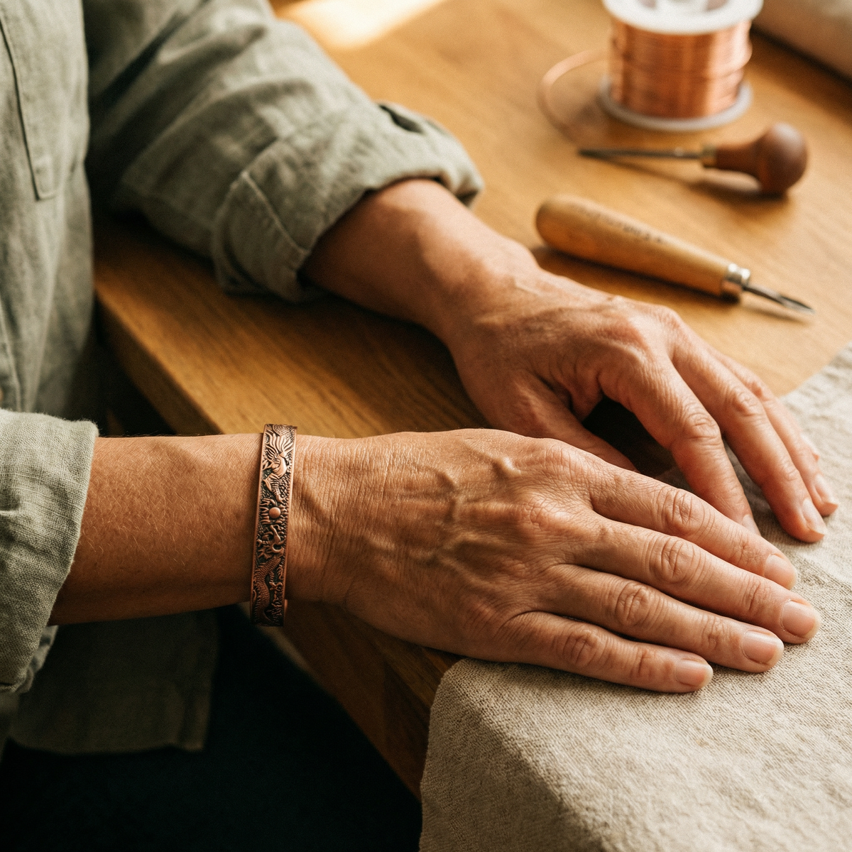 Loam | Pulsera en Tono Cobre