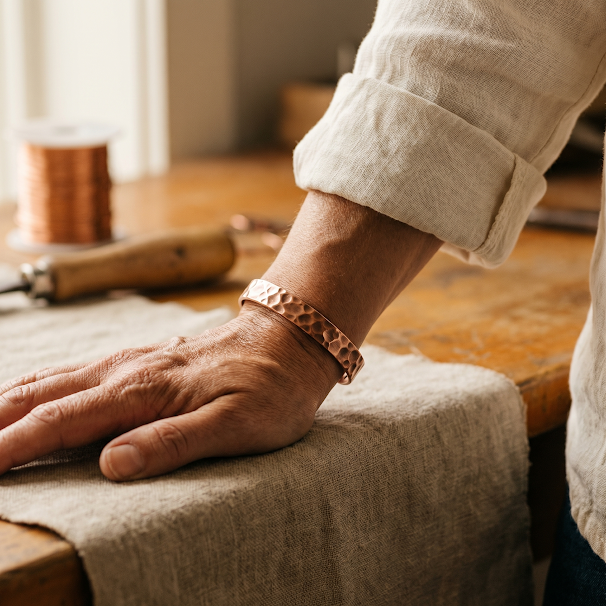Bracciale in Rame di Lucia & Mila - Furrow