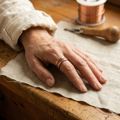 Griglia | Anillo en Tono Cobre