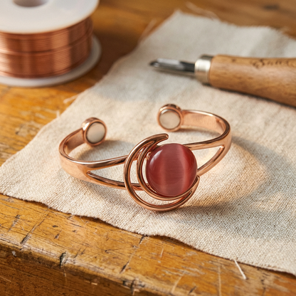 Bracciale in Rame di Lucia & Mila - Rosa