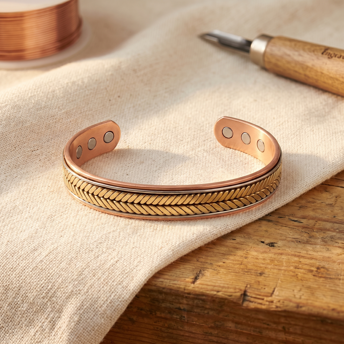 Vento | Pulsera en Tono Cobre