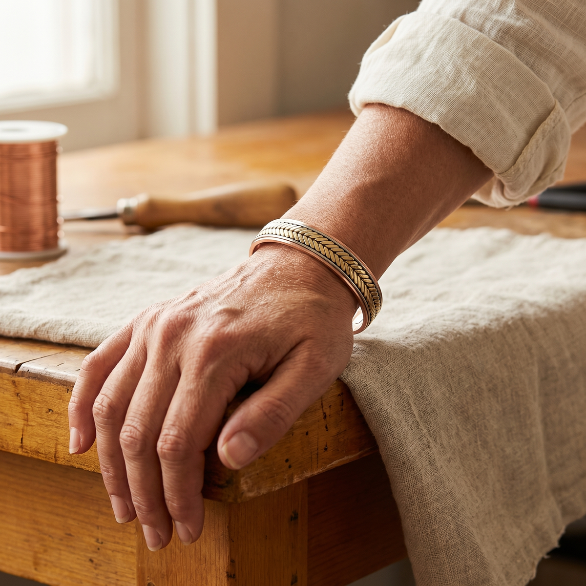 Vento | Pulsera en Tono Cobre