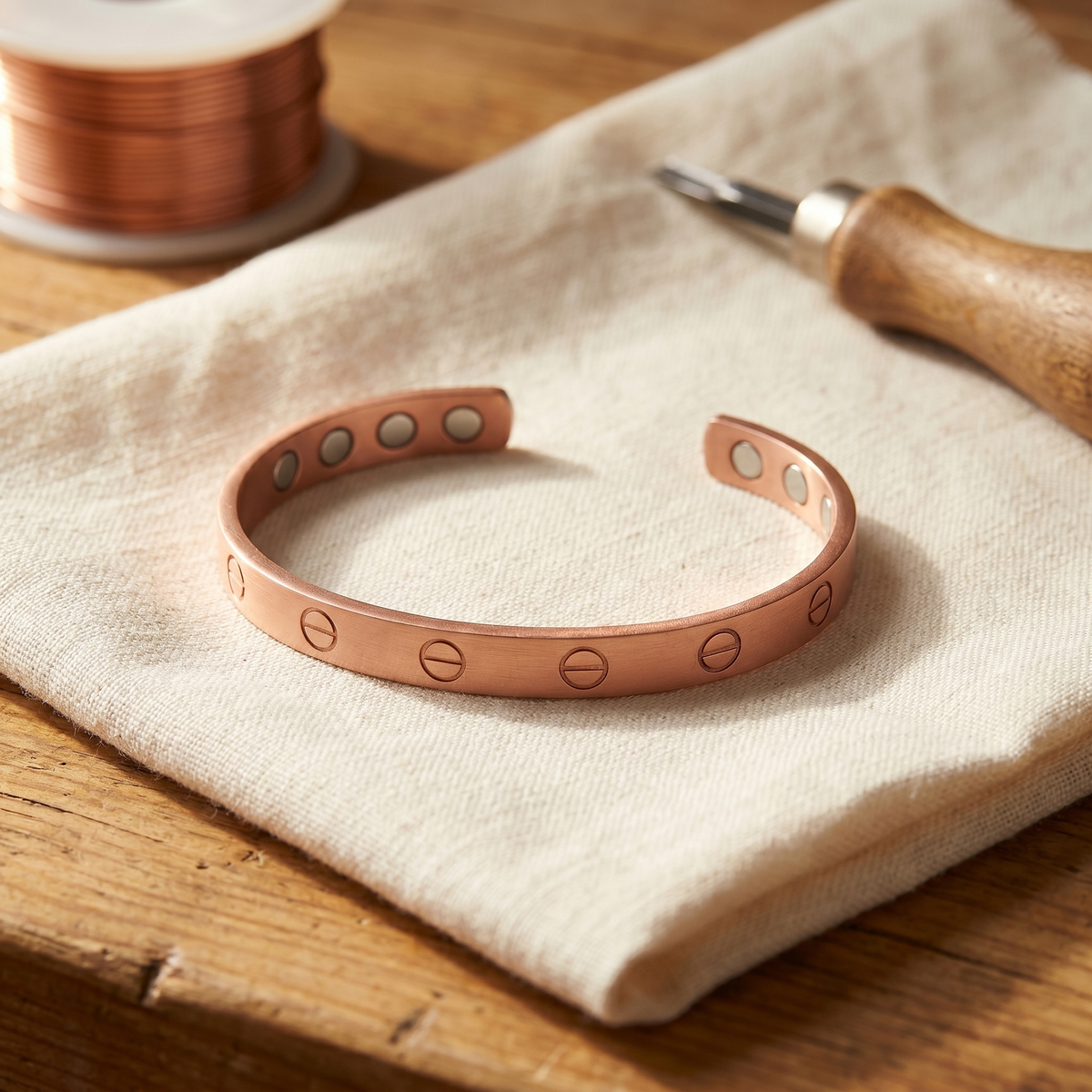 Bolt | Pulsera en Tono Cobre