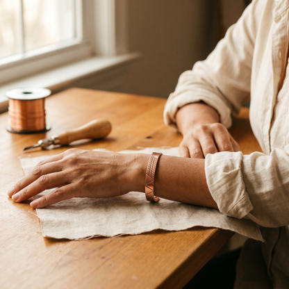 Bracciale in Rame di Lucia & Mila - Crest