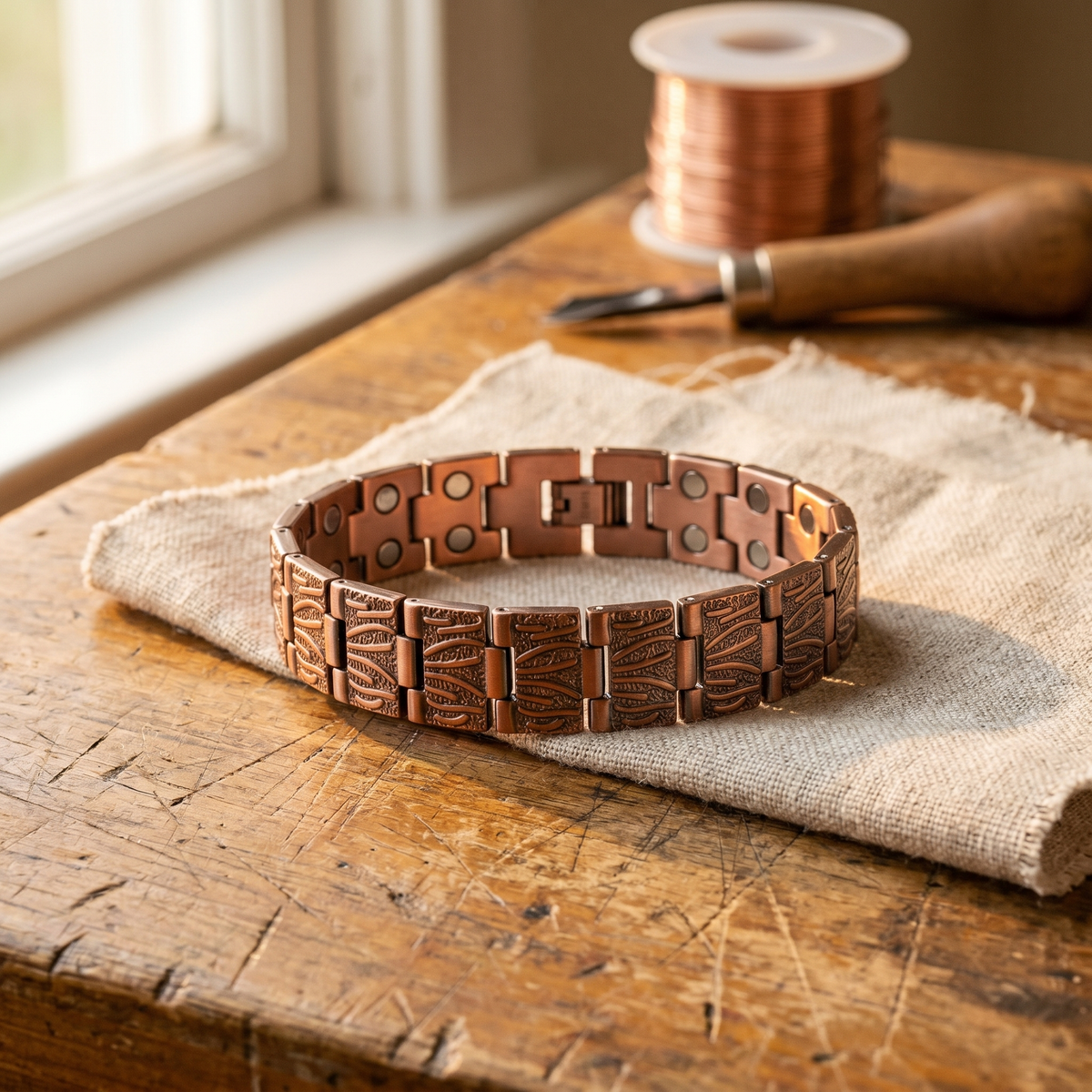 Bracciale in Rame per Uomo di Lucia & Mila - Grit