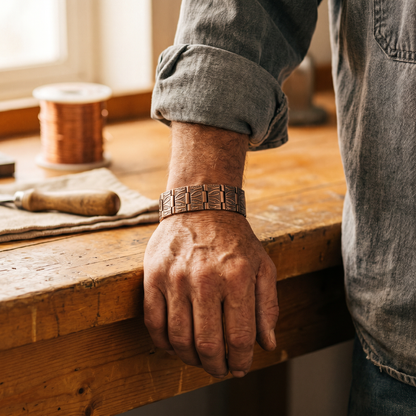 Bracciale in Rame per Uomo di Lucia & Mila - Grit