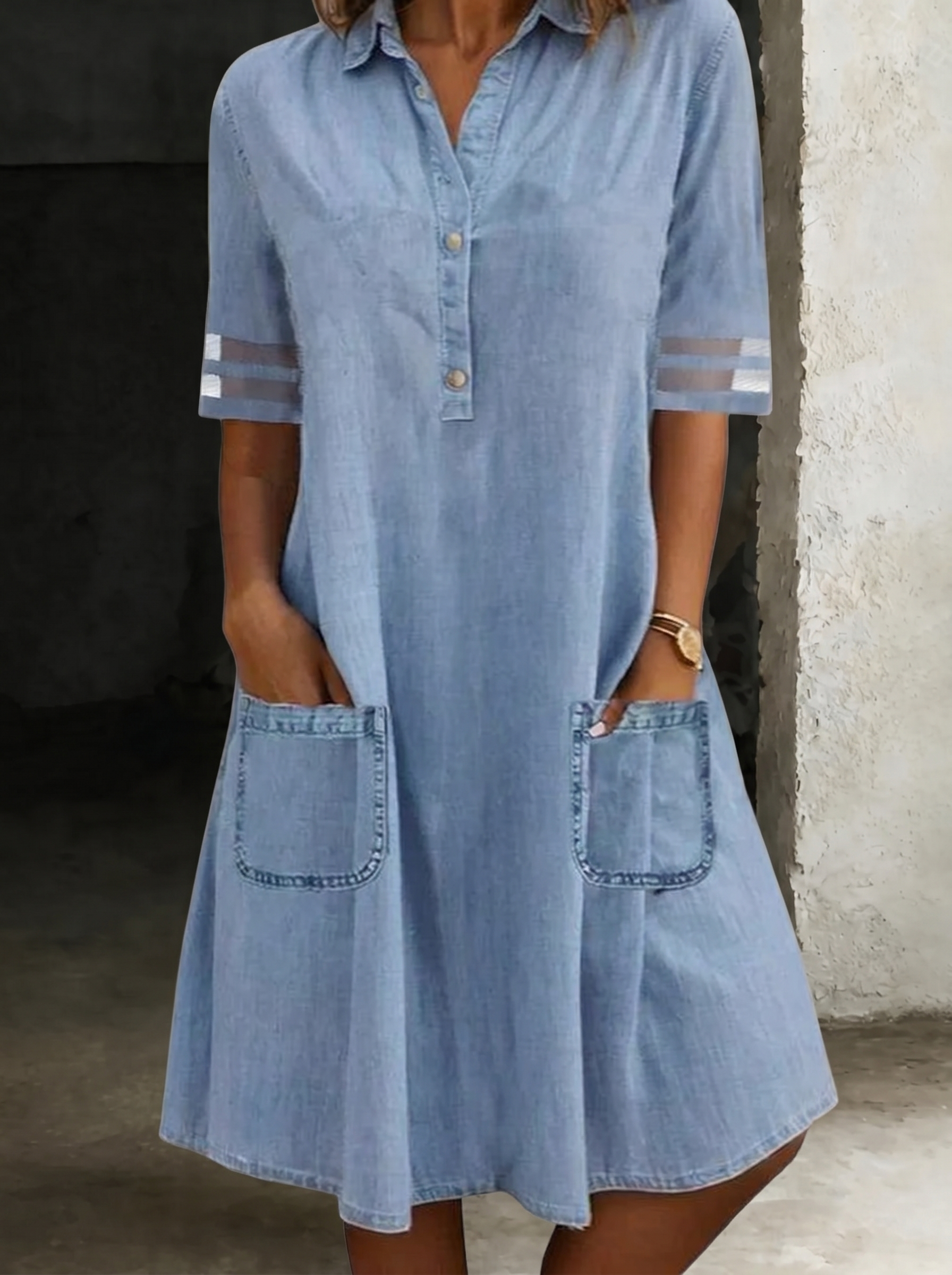 Lucía | Vestido Vaquero Favorecedor