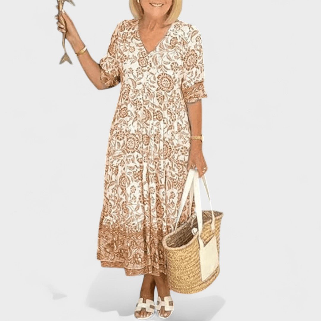Inés - Vestido de Verano Cómodo - Elena Duval