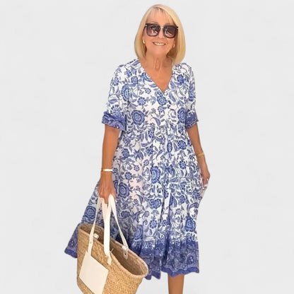 Inés - Vestido de Verano Cómodo - Elena Duval