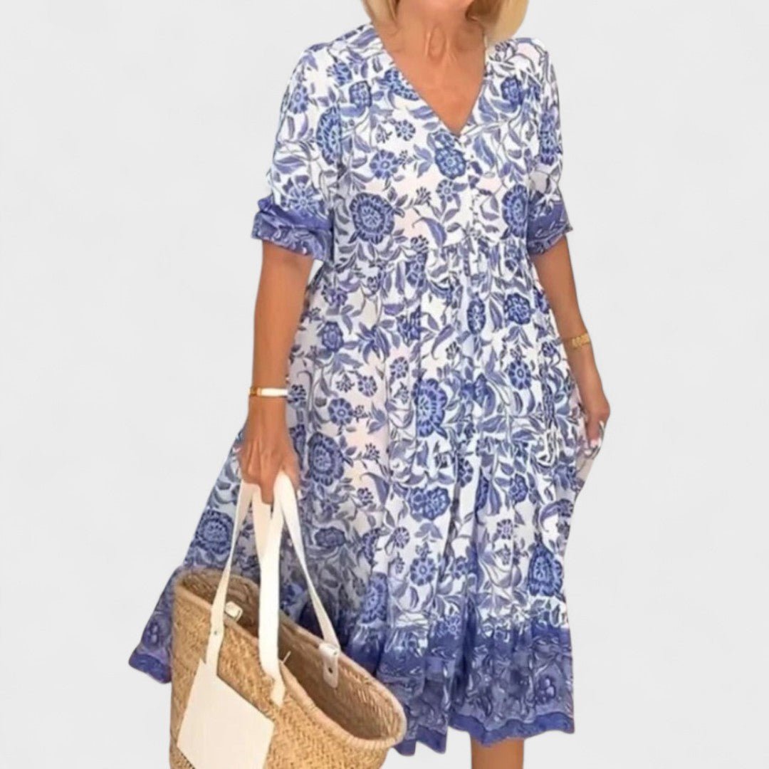 Inés - Vestido de Verano Cómodo - Elena Duval