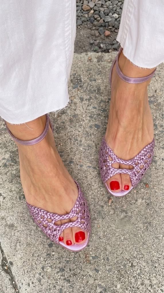 Isadora | Sandalias Trenzadas Doradas - Elena Duval