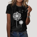 Isadora | Women's Dandelion Graphic Short Sleeve Tee