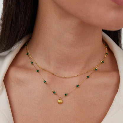 Jitka – Cadena dorada de eslabones con un diseño elegante y delicado. - Elena Duval