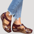 Juniper | Women's Closed Toe Woven Strap Sandals