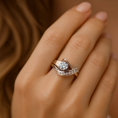 Karla | Anillo Asimétrico Vintage - Elena Duval