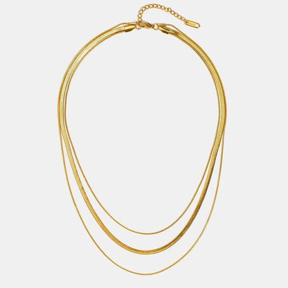 Karoline | Collar Dorado con Piedra Elegante - Elena Duval