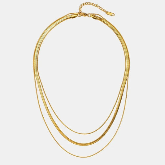 Karoline | Collar Dorado con Piedra Elegante - Elena Duval