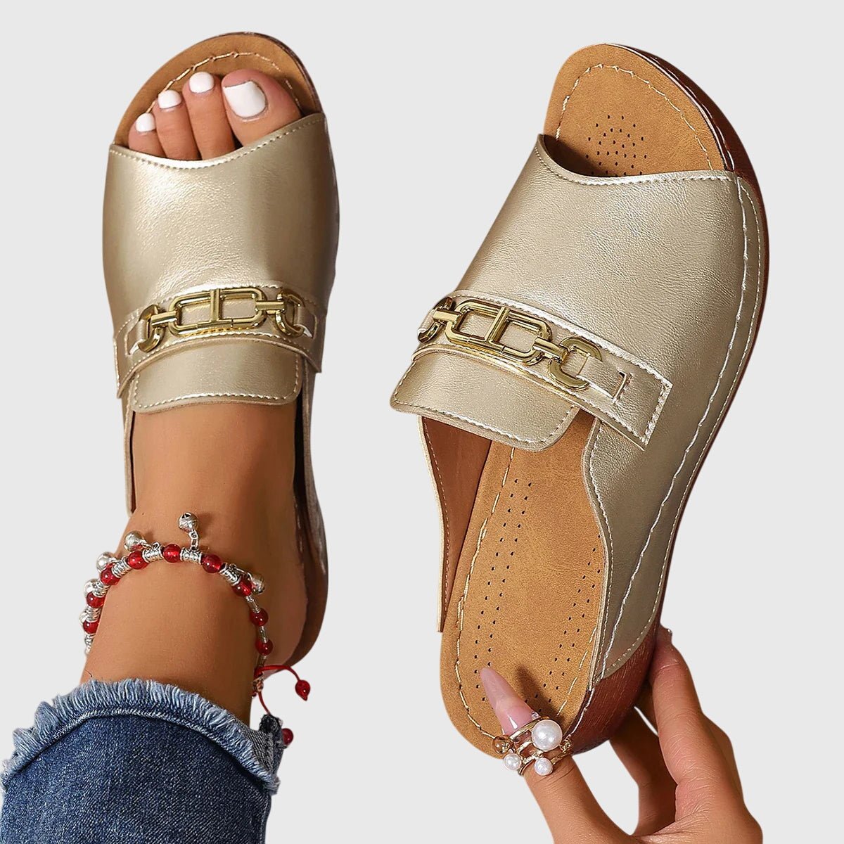 Kimberly | Sandalias Cómodas - Elena Duval