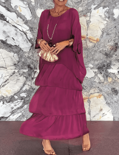 Lara | Elegante vestido largo y vaporoso - Elena Duval