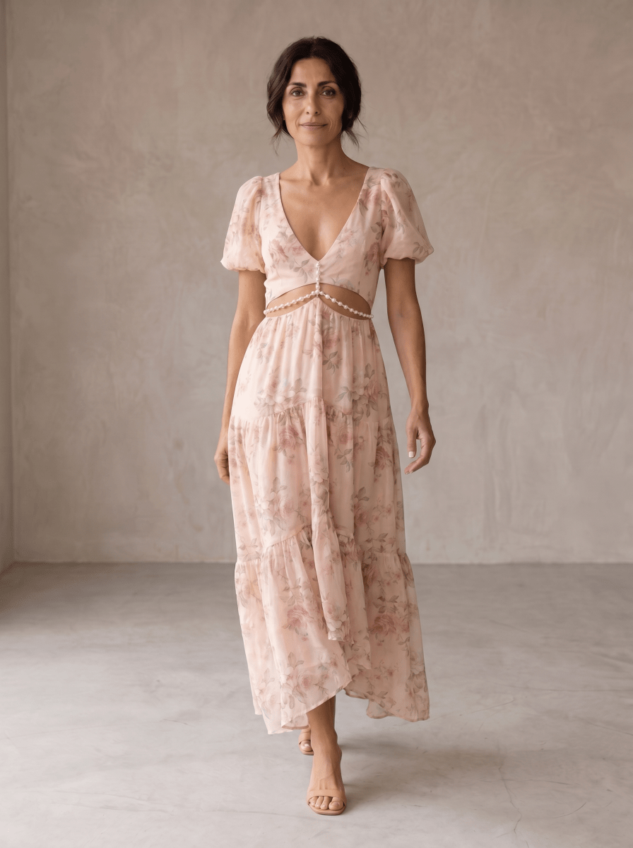 Layla | Vestido Elegante Fluyente - Elena Duval