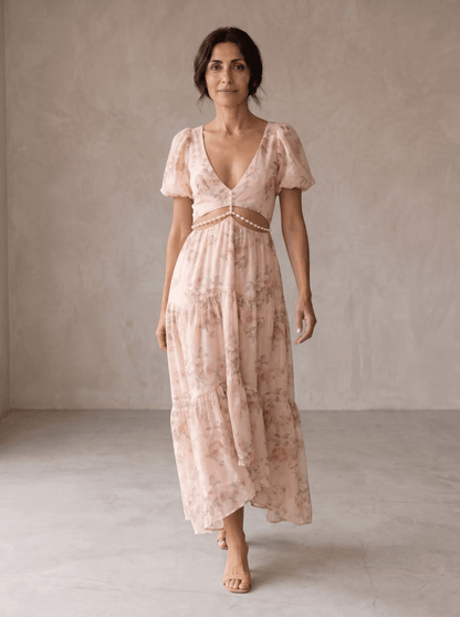 Layla | Vestido Elegante Fluyente - Elena Duval
