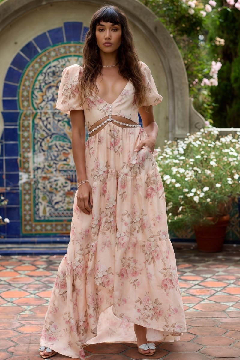 Layla | Vestido Elegante Fluyente - Elena Duval