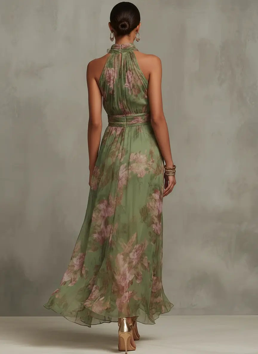 Lily | Vestido Maxi Floral Elegante - Elena Duval
