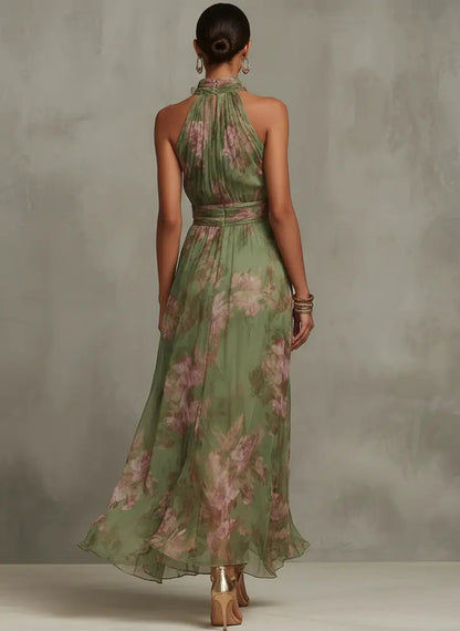 Lily | Vestido Maxi Floral Elegante - Elena Duval