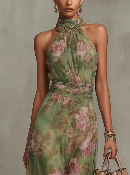 Lily | Vestido Maxi Floral Elegante - Elena Duval