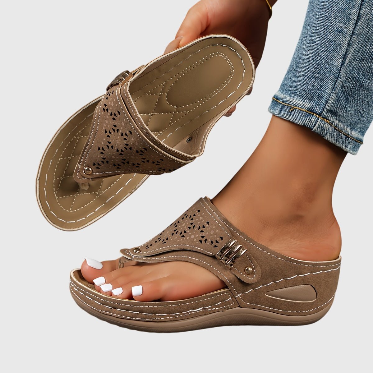 Livia | Sandalias Cómodas - Elena Duval