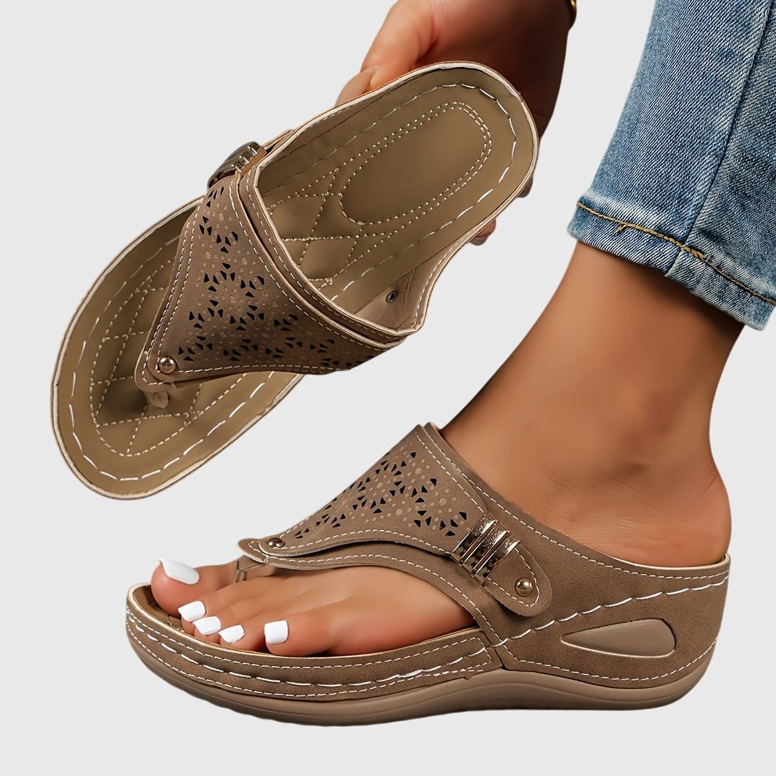 Livia | Sandalias Cómodas - Elena Duval