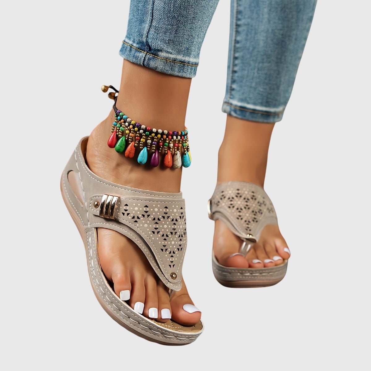 Livia | Sandalias Cómodas - Elena Duval