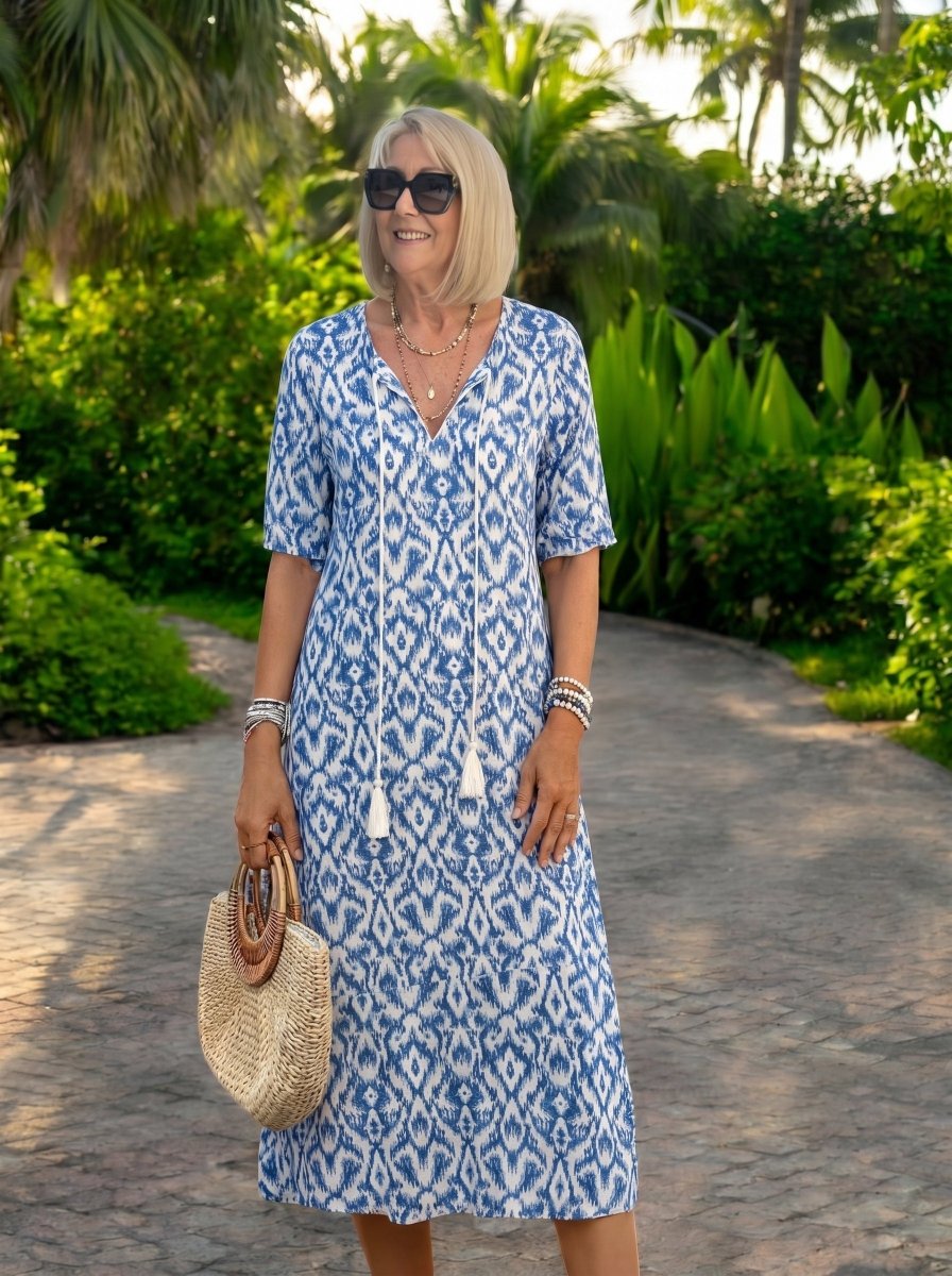 Luna | Vestido midi de estilo boho desenfadado - Elena Duval