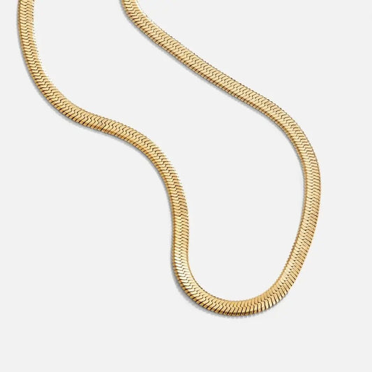 Luzia | Collar Dorado Estilo Serpiente - Elena Duval