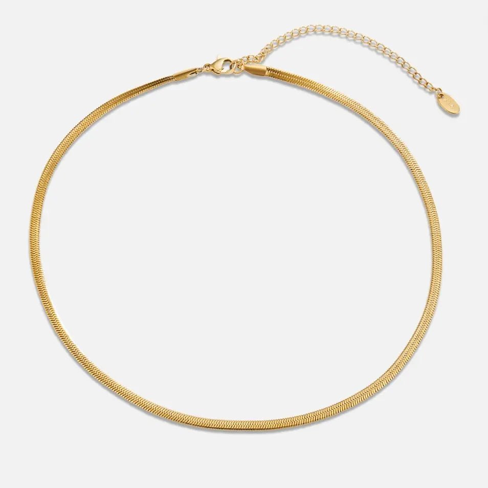 Luzia | Collar Dorado Estilo Serpiente - Elena Duval