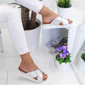 Lydia | Women's Cross Strap Slide Sandals