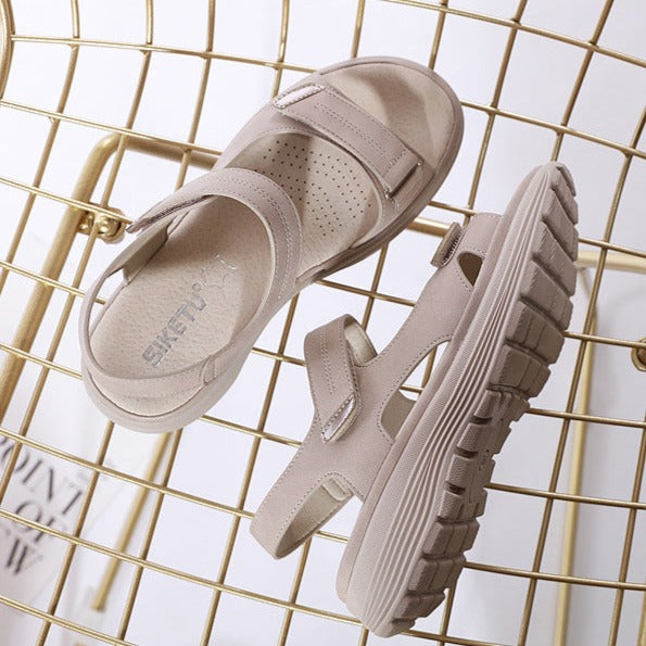 Maevis | Women's Open Toe Adjustable Strap Platform Sandal