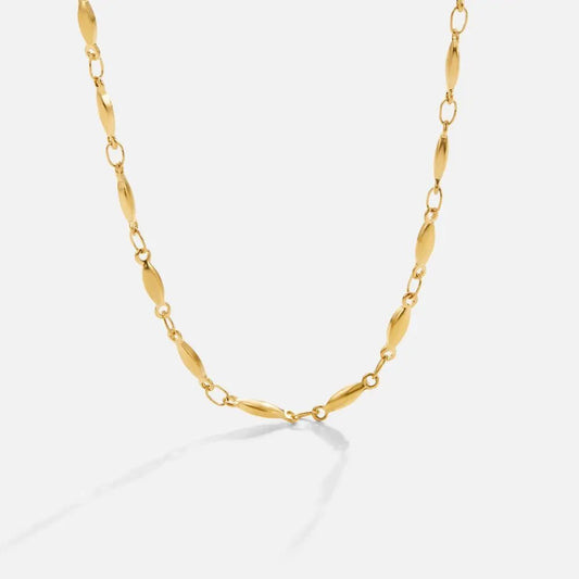 Magdalena | Collar Dorado Delicado con Eslabones Finos - Elena Duval