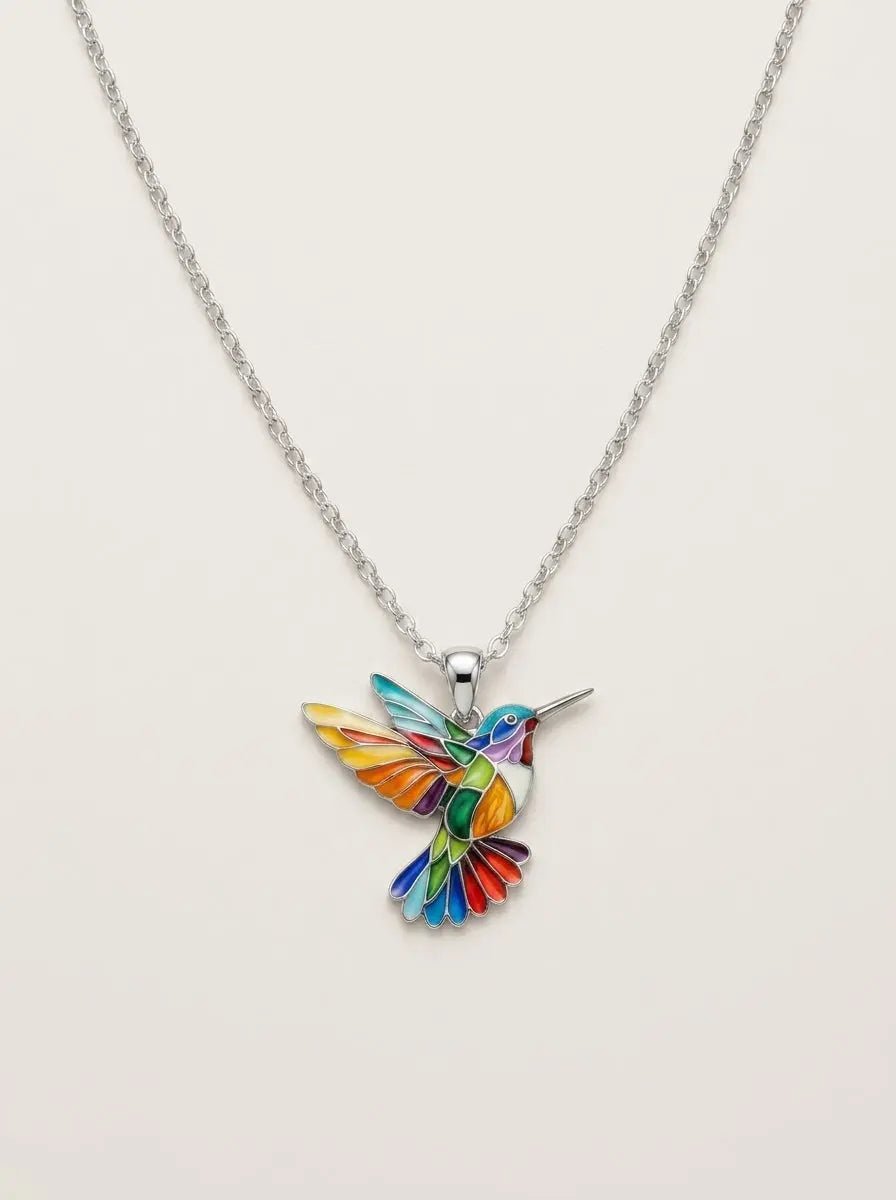 Malia - Pendientes Colibrí & Collar - Elena Duval