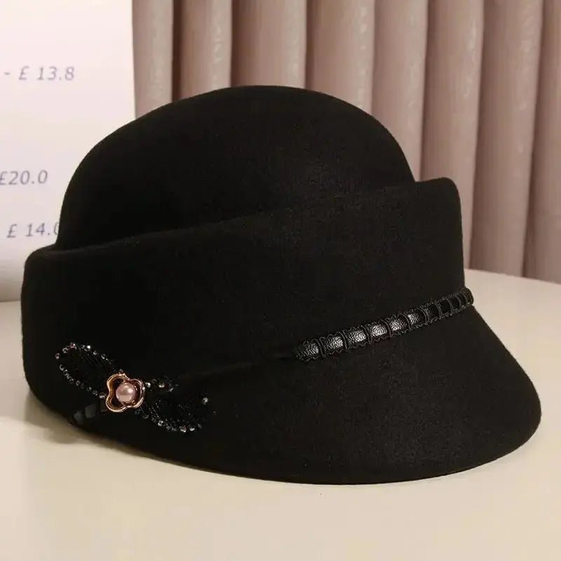 Marcelline | Sombrero Cloche de Lana - Elena Duval
