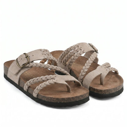 Margarita | Sandalias Bio con Tiras Trenzadas - Elena Duval