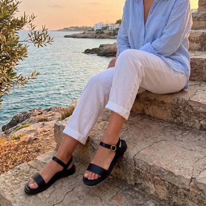 Marisol | Sandalias con Plataforma Ligera - Elena Duval