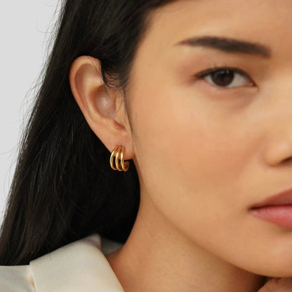 Marli – Pendientes de plata con diseño elegante - Elena Duval