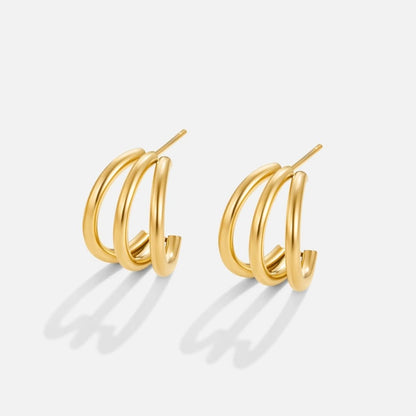Marli – Pendientes de plata con diseño elegante - Elena Duval
