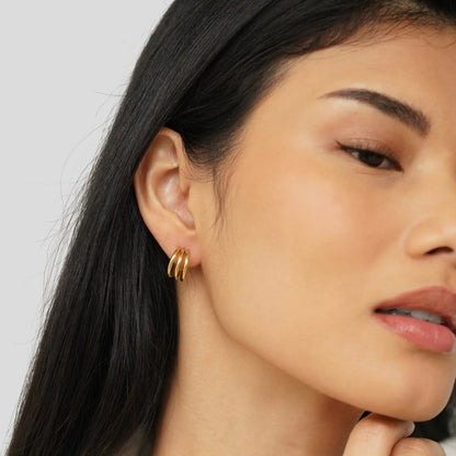 Marli – Pendientes de plata con diseño elegante - Elena Duval