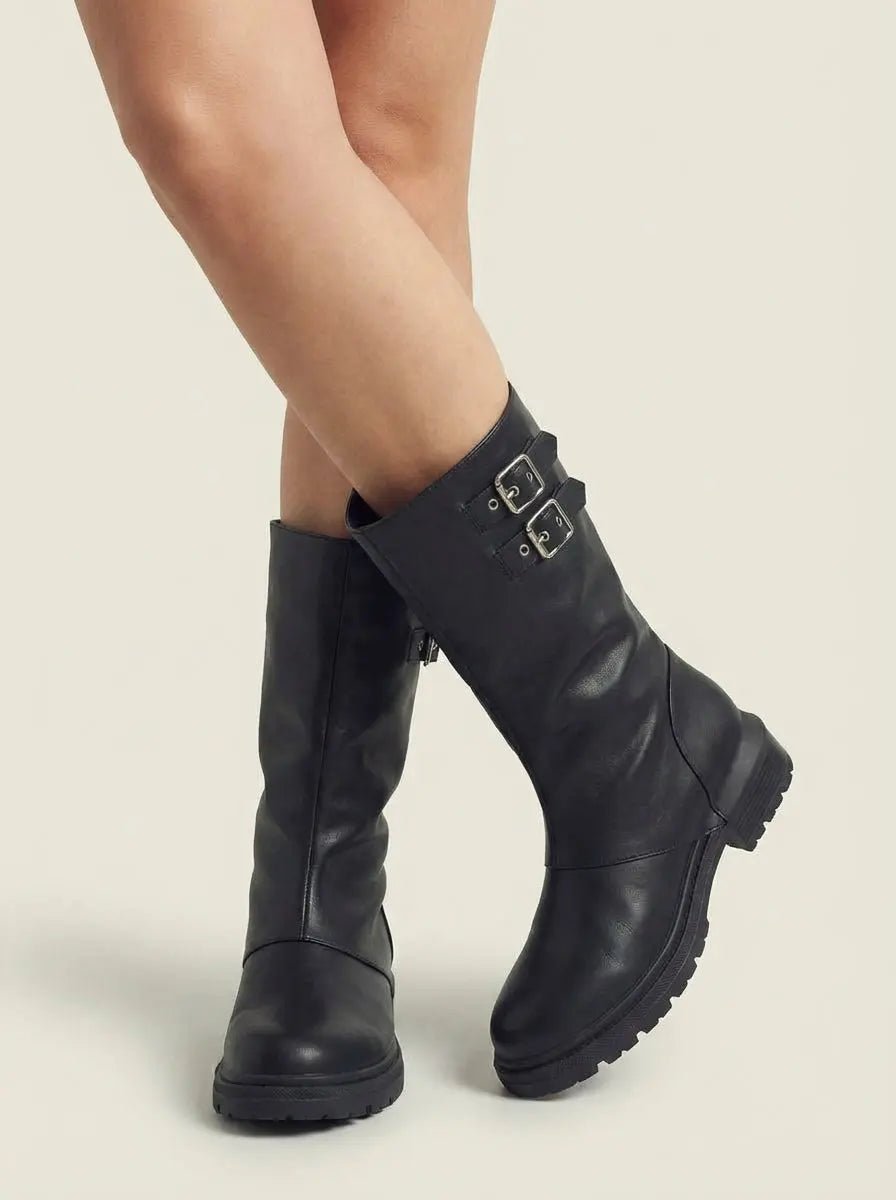Marta | Botas Altas con Cremallera - Elena Duval