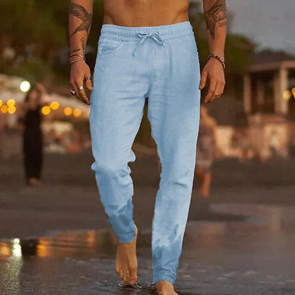 Mateo | Pantalones de Playa de Lino - Elena Duval