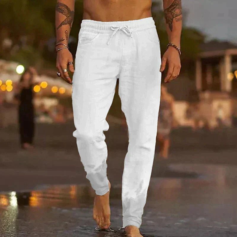Mateo | Pantalones de Playa de Lino - Elena Duval