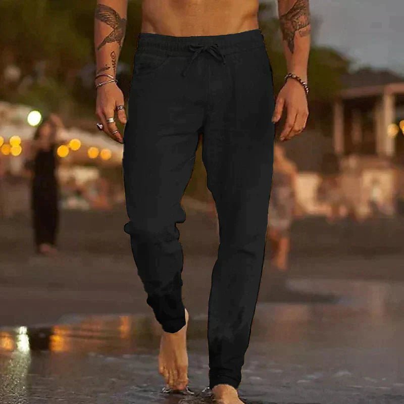 Mateo | Pantalones de Playa de Lino - Elena Duval